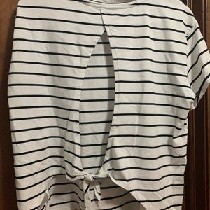 Boutique Open Back Shirt